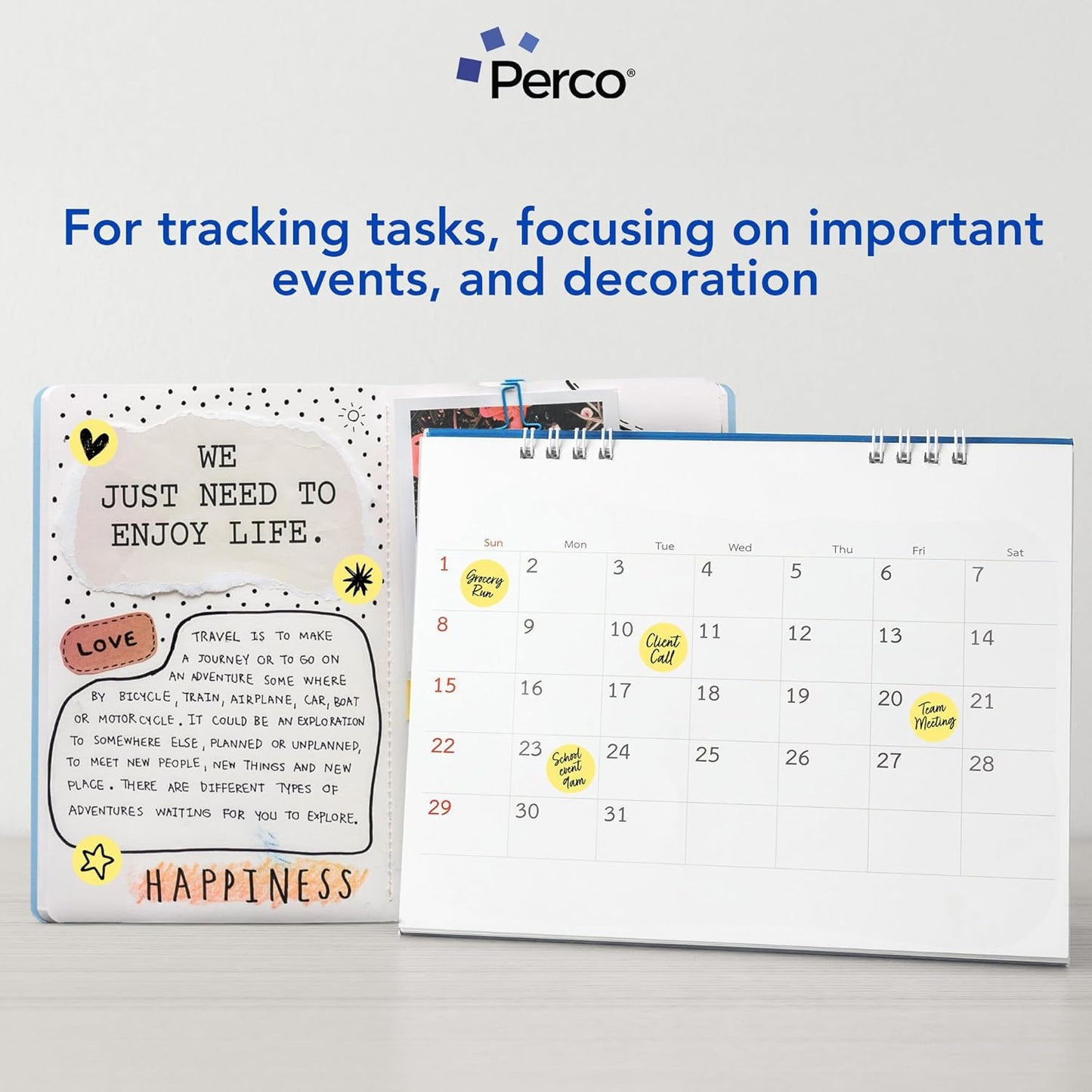 Perco Metallic Gold 1-Inch Perforated Circle Dot Sticker Labels — 10 Rolls, 10,000 Round Stickers — with Permanent Adhesive for Awards, Invitations, Events, Gift Packaging, Crafting — Made in USA