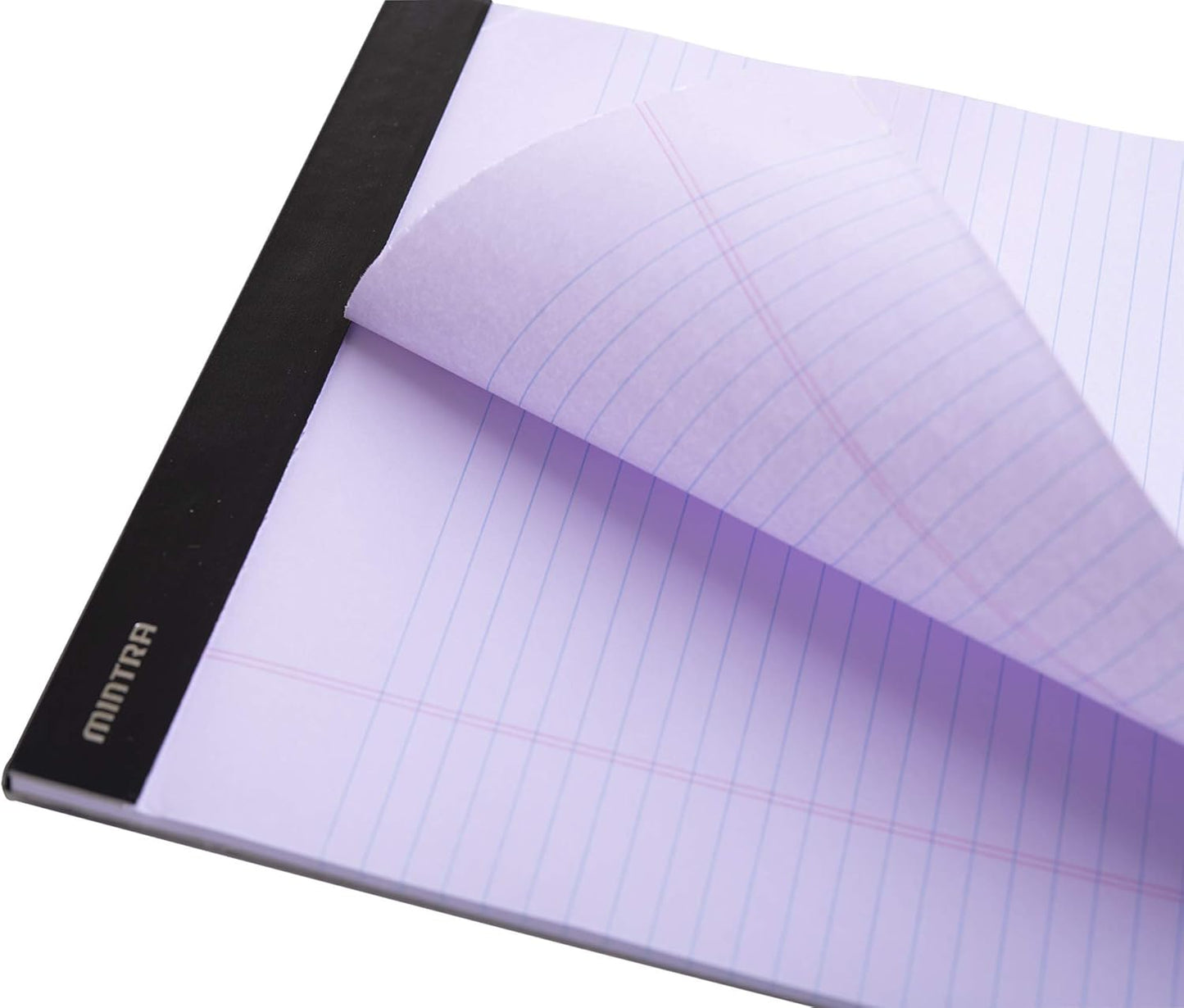 Mintra Office Legal Pads - ((BASIC PASTEL 6pk, 8.5in x 11in, WIDE RULED))