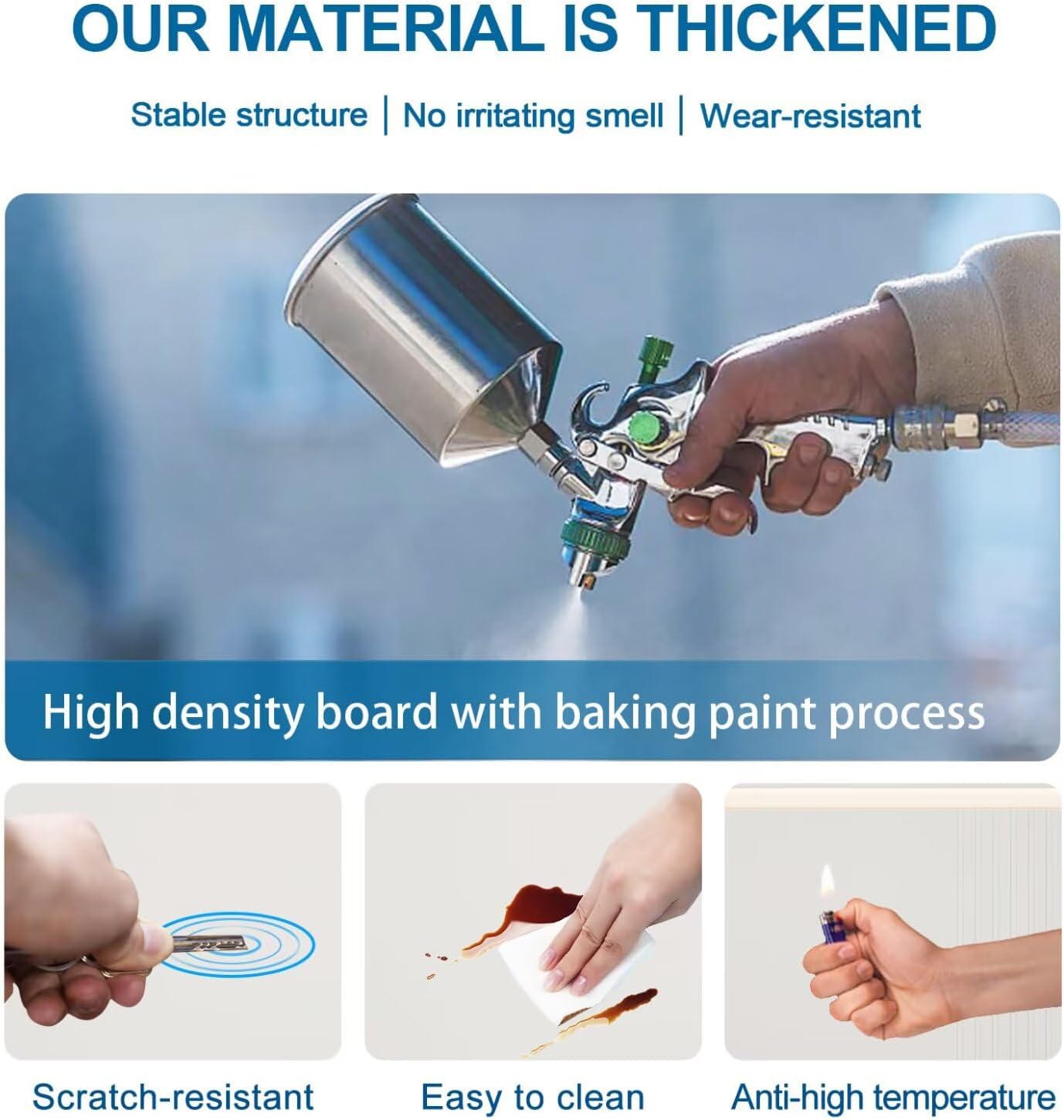 Reception Desk with Counter Modern Front Office Desk Large Reception Room Tables Checkout Counter Reception Table for Retail Lobby Beauty Salons E 79inch/200cm