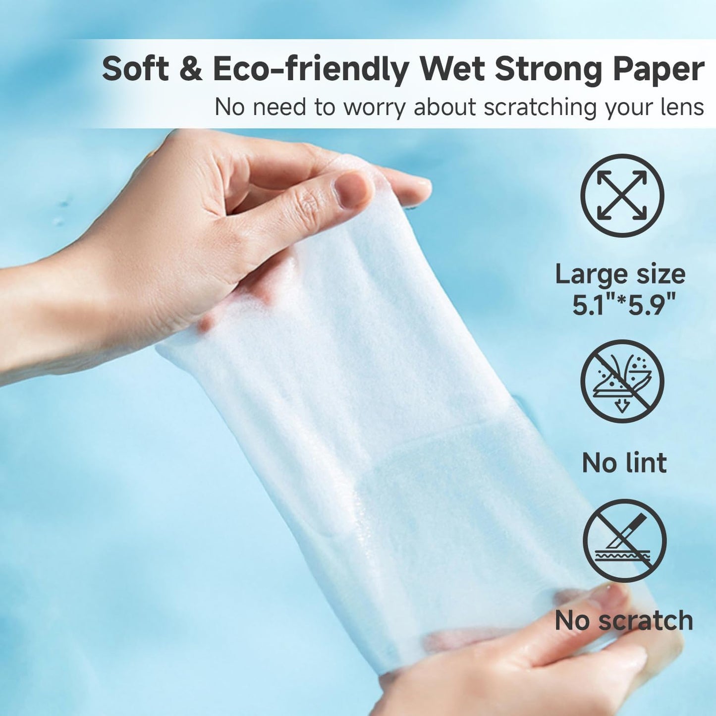 Anti Fog Lens Wipes for Eyeglasses, [150 Pre-Moistened Individually Wrapped Wipes] [Non-Scratching & Non-Streaking] Cleaner Wipes for Glasses, Sunglass