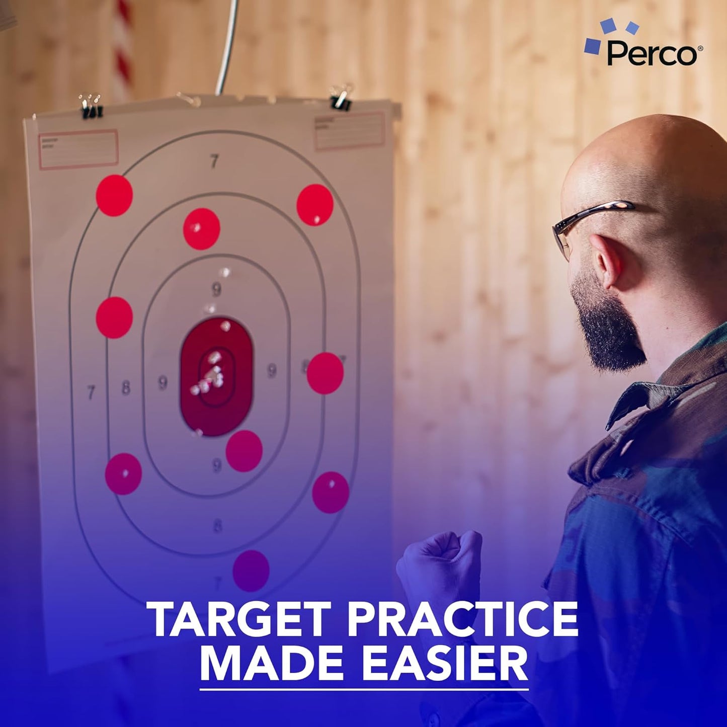 Perco Red 2-Inch Round Circle Dot Sticker Labels with Easy Peel Perforation - 500 Labels per Roll - Strong Adhesion, Vibrant Colors for Organizing, Crafting & More - Made in USA