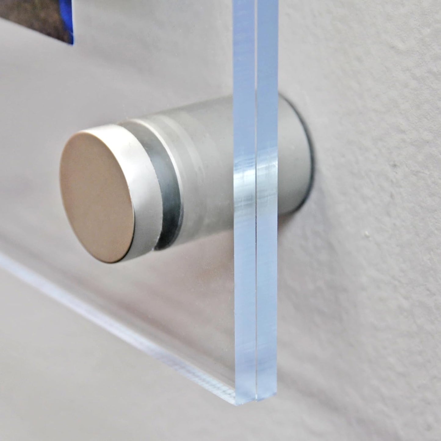 Azar Displays 105506 Standoff Sign Holder, 8.5" W x 14" H,Clear