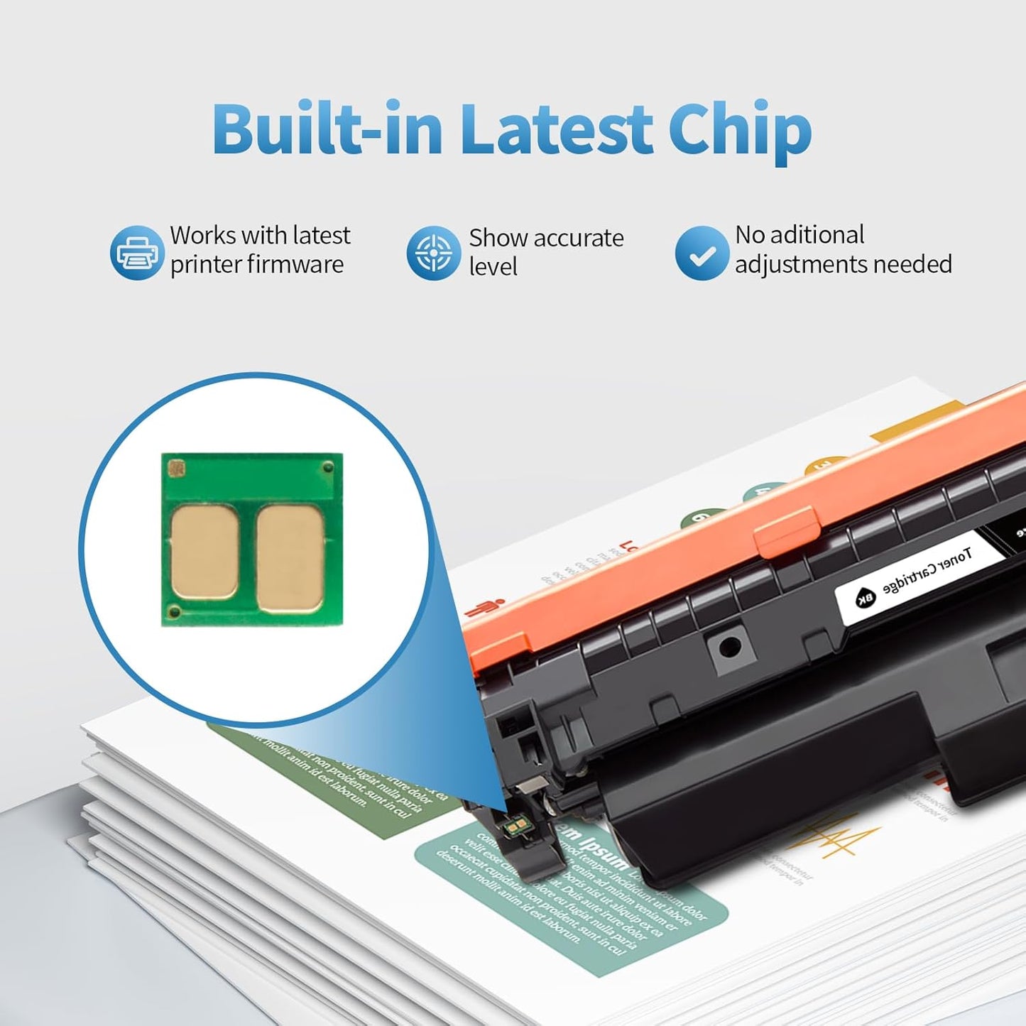 210A Toner Cartridges 4 Pack with chip Compatible for HP 210 A 210X Toner Cartridges Set for Color Laser Jet MFP 4301dw 4301fdn 4301fdw 4201dw 4201dn Printer Ink (‎1 Black/Cyan/Yellow/Magenta)