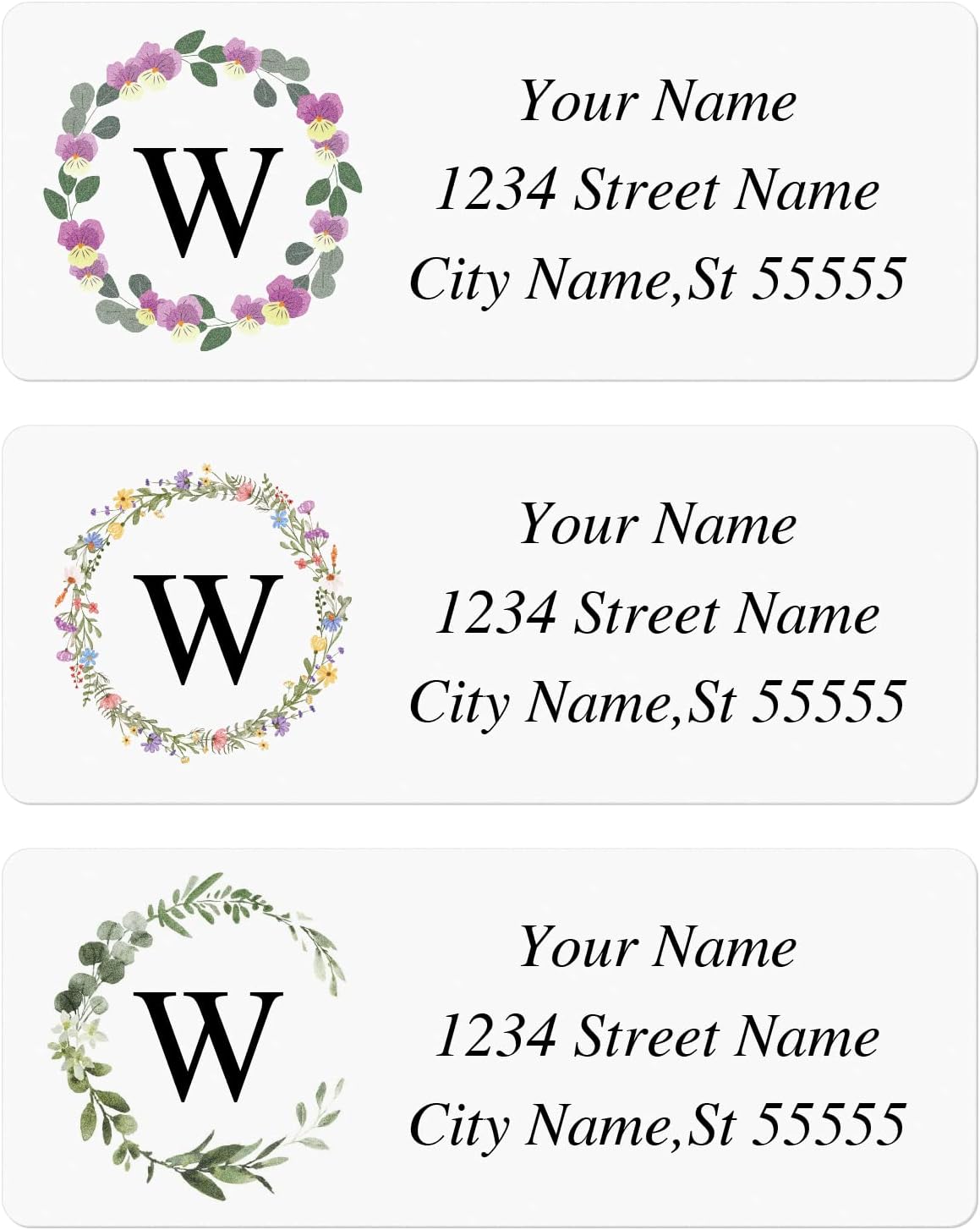 Custom Address Labels - Personalized Return Labels With Strong Adhesion for Cardboard, Paper, Plastic, Glass, Metal (2.6x1 Inch, Set of 280)