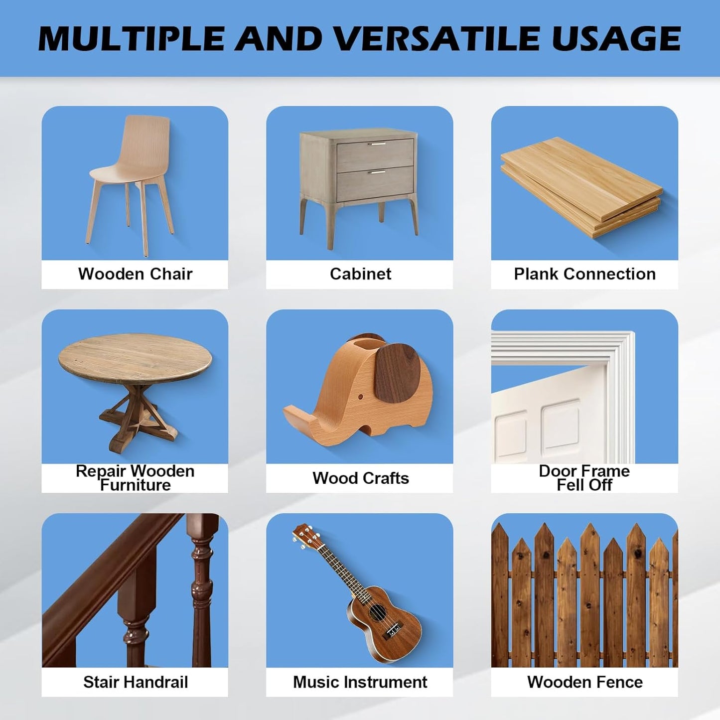 Professional Grade Cyanoacrylate Super Glue, Ultra Thick Viscosity CA Glue for Woodworking, 4 oz. Value Pack - Instant Adhesive for Woodworking, Gap Filling, Heavy Duty Wood Bonding