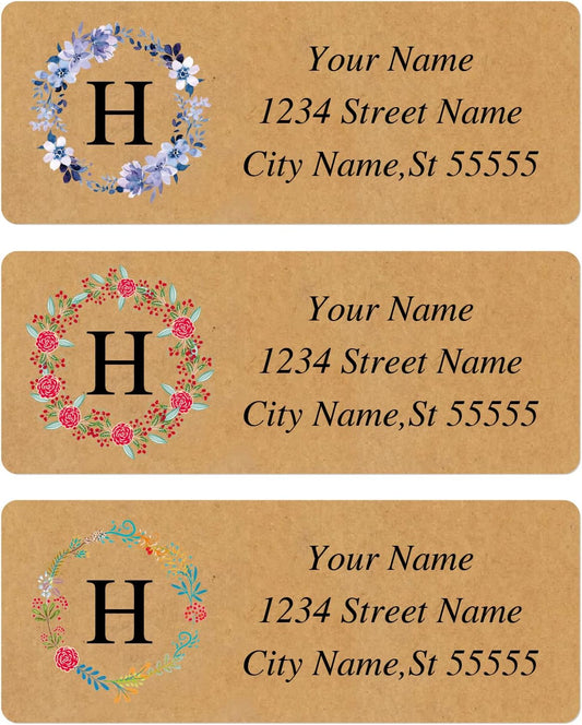 Custom Address Labels - Personalized Address Labels with Strong Adhesion, Can Be Used for Cardboard, Paper, Plastic, Glass, Metal (2.6x1 Inch, Set of 100)