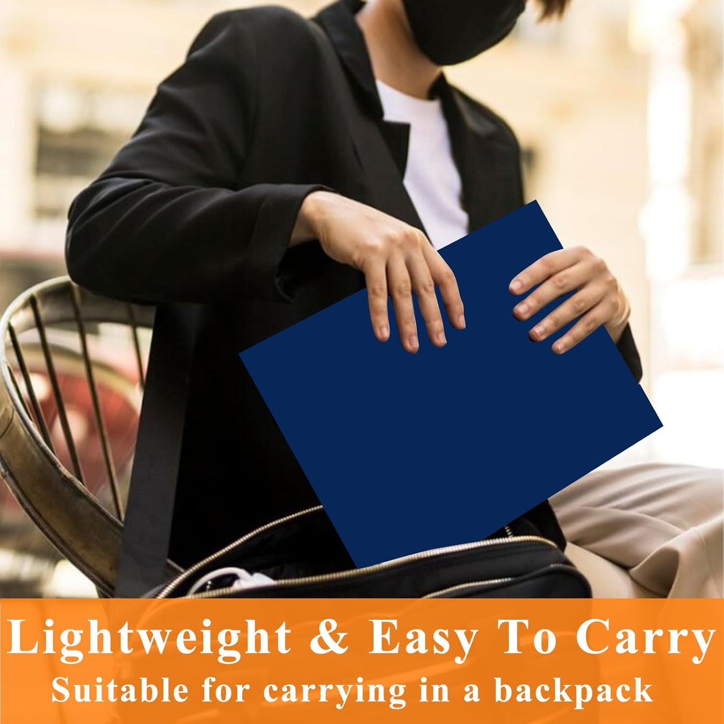 Two Pocket Folders,50 Pack Blue File Folders with Pockets Fit Letter Size Paper,Thick Paper File Folder for School Office Business Home,Assorted 6 Colors