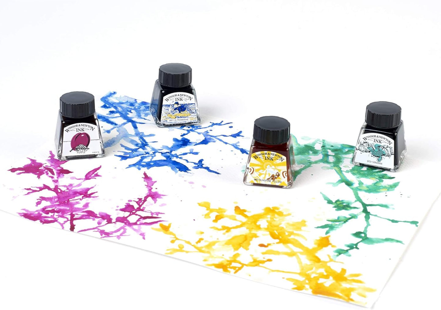 Winsor & Newton Drawing Ink, 14ml Bottle, Sunshine Yellow