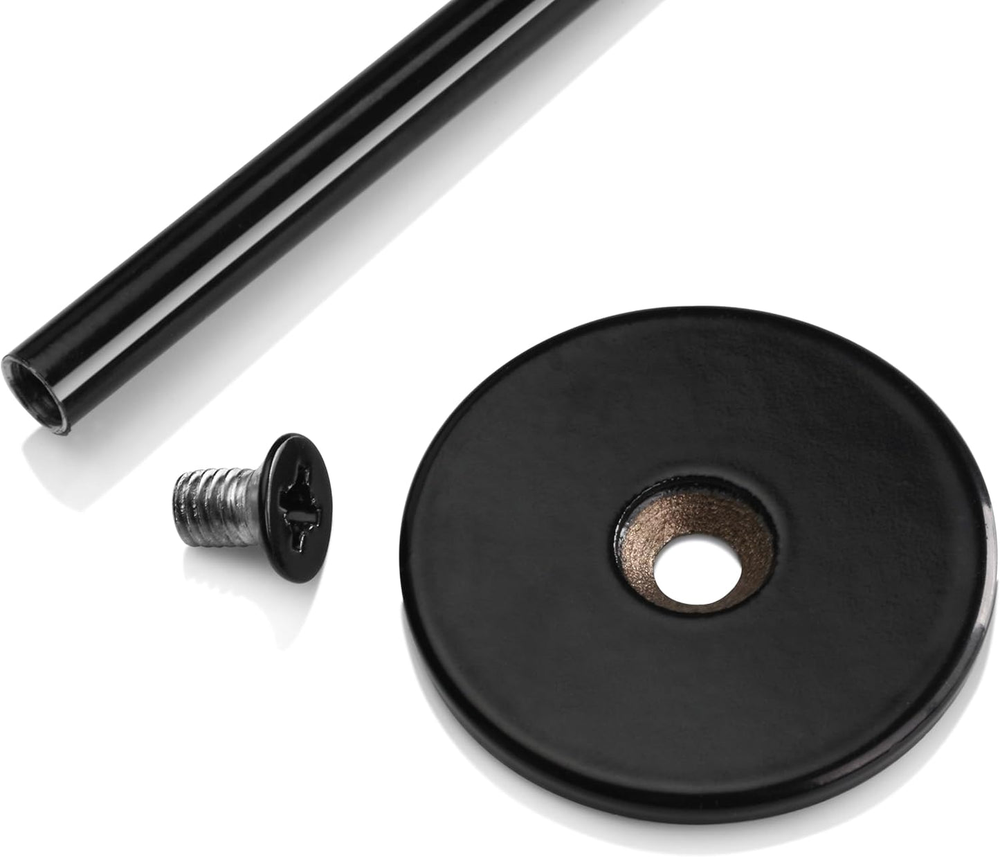 New Star Foodservice 27686 Ring Clip Table Number Card Holders, w/Number Cards, 1 to 25, Set of 12, 8-Inch, Black Stand