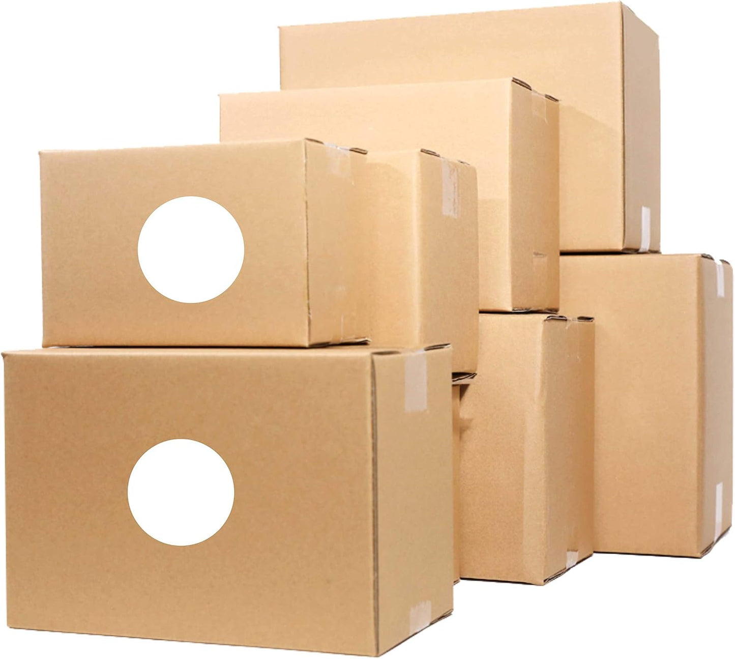 PARLAIM 3 Inch Round Color-Code Dot Stickers, 500 3" X 3" White Color Coding Circle Labels per Roll Dispenser Box for Inventory Management