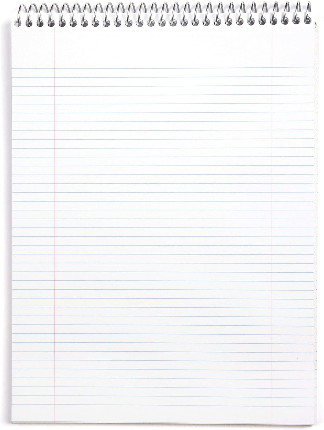 Mintra Office TOP BOUND Durable Spiral Notebooks (White, College Ruled 3pk)