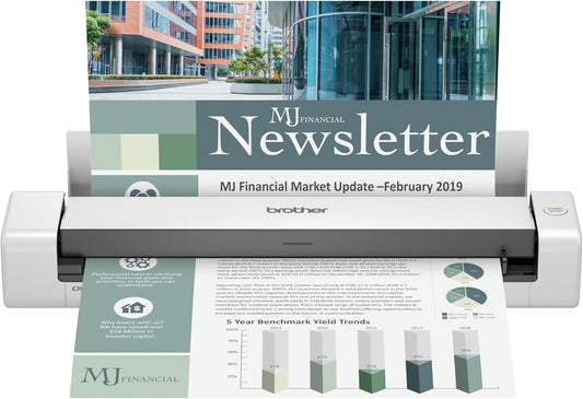 Brother DS-740D Duplex Compact Mobile Document Scanner