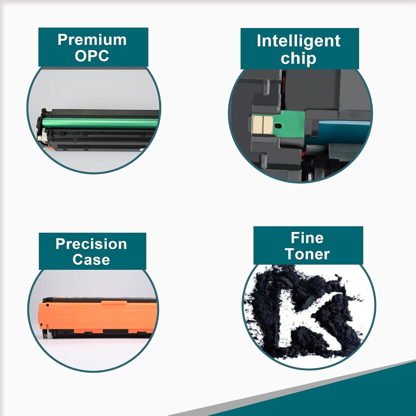 2 Pack Replacement for HP 414A Black Toner Cartridge W2020A for HP Color Laser Pro MFP M479fdw M454dw M454dn M479fdn Toner Printer Ink