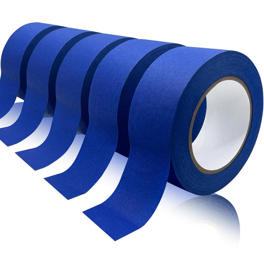 Painters Tape 2 Inch Wide, Masking Tape, Blue Tape, Professional Paint Paper Tape for Multi-Purpose, Artist Painting Tapes, DIY Crafts Arts, Protects Surfaces, Removes Easily, 5 Rolls, 1.88IN x 60.1YD