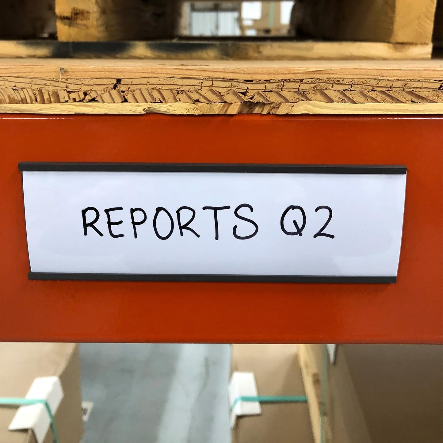 SmartSign Magnetic 'C' Channel Label Holders | 2" x 6", Pack of 10