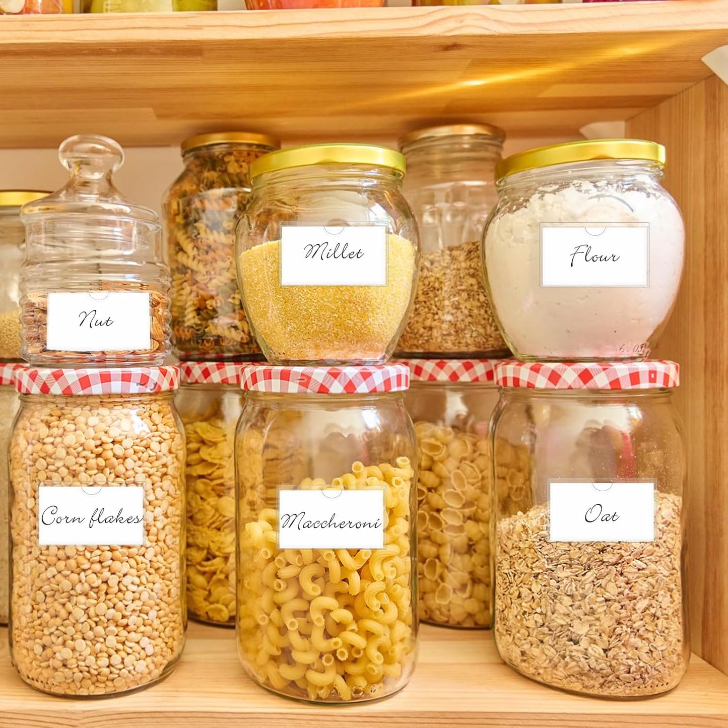 52 Pack Clear Adhesive 3.5" x 2" Index Card Pockets With Top Open, Plastic Card Sleeves Index Card Holder for Organizing Storage Bins, Library Cards, Notes, Drawer