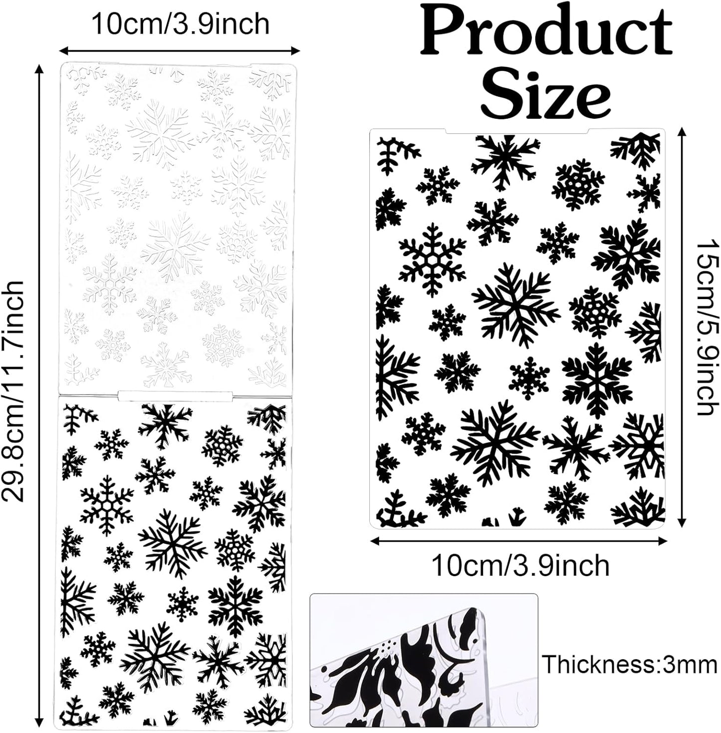 20 Pcs Embossing Folders for Card Making, DIY Craft Template Embossing Stencil Plastic Paper Card Decorating Mold Folder for Scrapbook Photo Album DIY Craft Making, 5.9 x 4.1 Inch (Vintage)