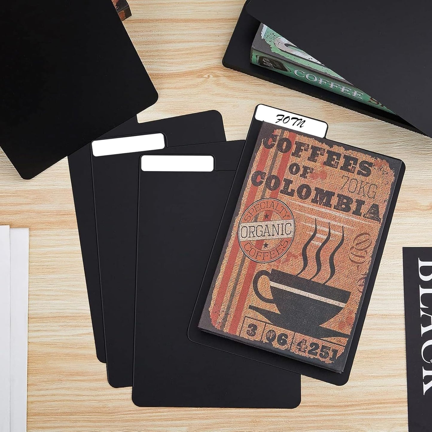 30 Pieces Comic Book Dividers with Tabs,Patient Divider Cards,Card Dividers Comic Book Boards for Storage Boxes 11.22 X 7.24 Inche