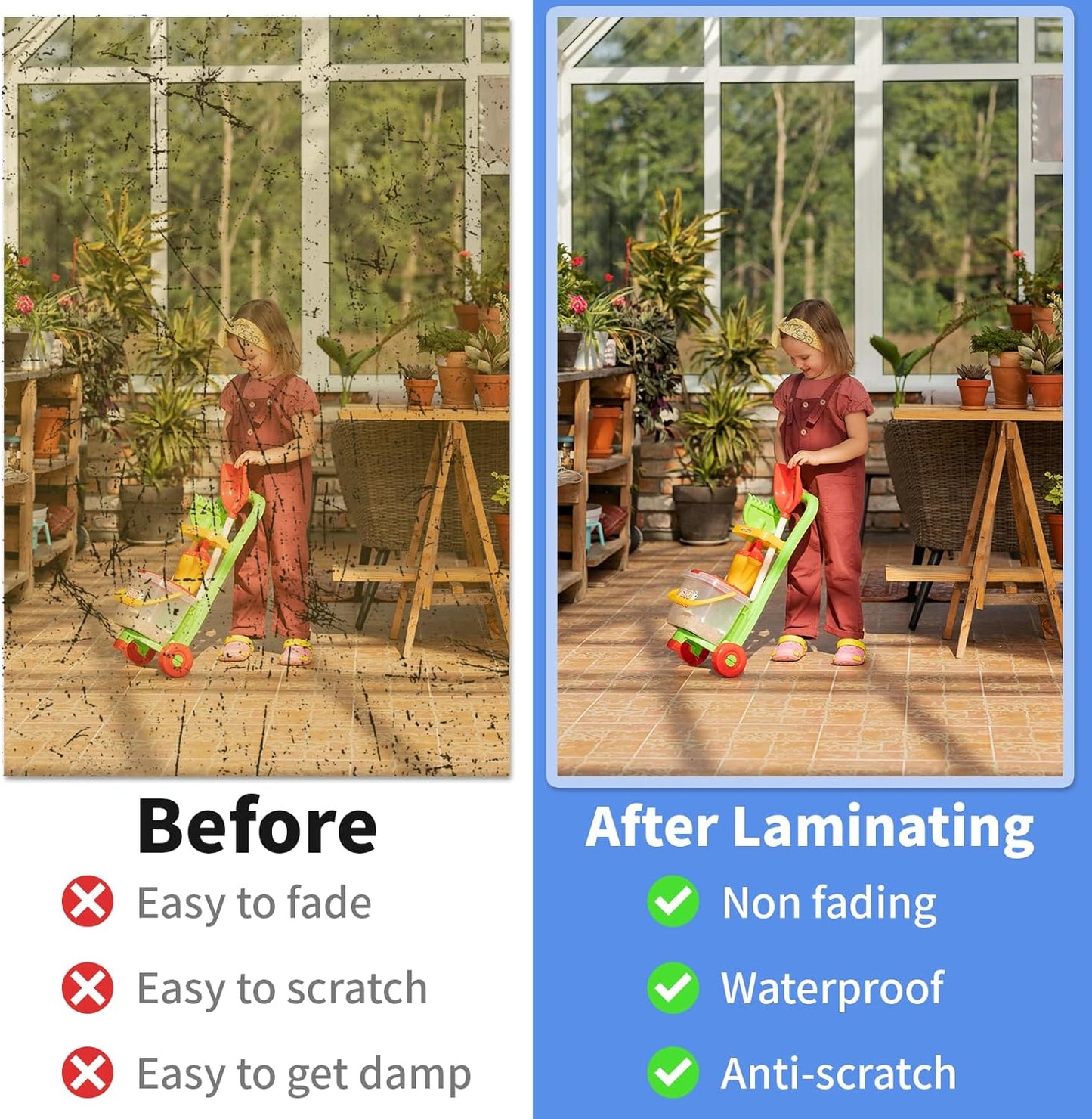 Thermal Laminating Pouches, FungLam Clear Laminating Sheets, 3 Mil Thickness Thermal Laminating Sheets, 9×11.5 Inch Laminator Sheets for Laminators, Clear Plastic Letter Size Sheets, 200 Pack.