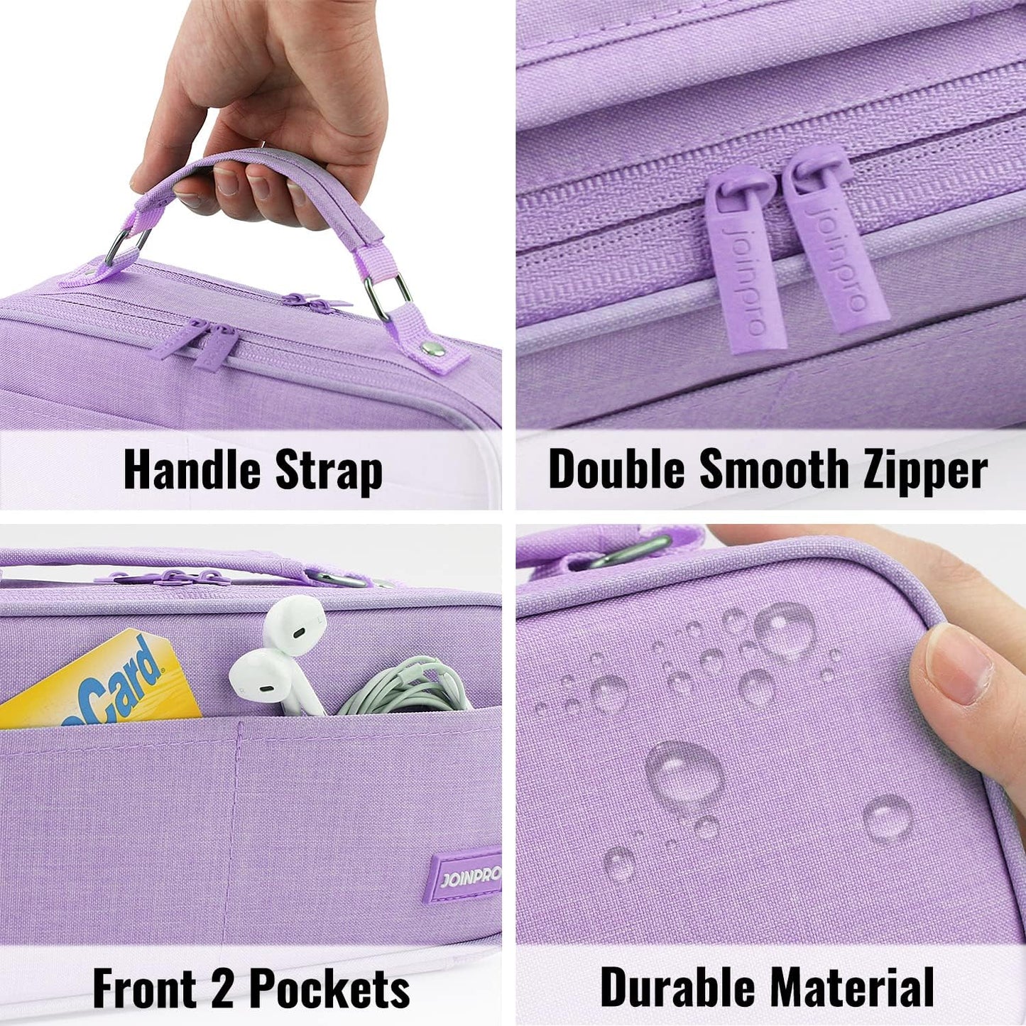 Pencil Case, Large Capacity Pencil Case Organizer; Double Zipper Storage Bag; Big Pencil Pouch for College School Office Teen Girl Boy Men Women Adult