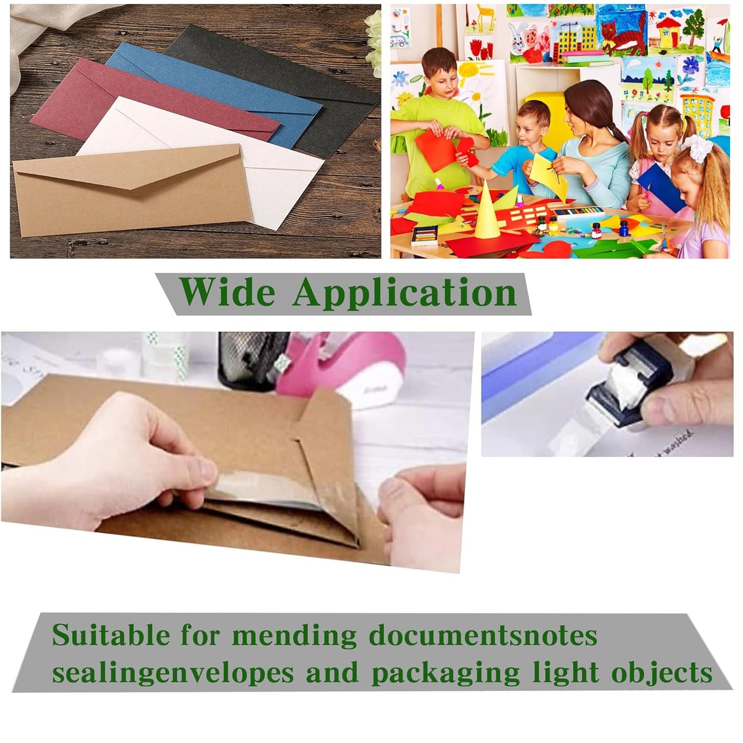 24 Rolls Transparent Tape Refills Rolls Each Rol 1 inch Corel 3/4 x 900 Inches,for School,Office, Home.