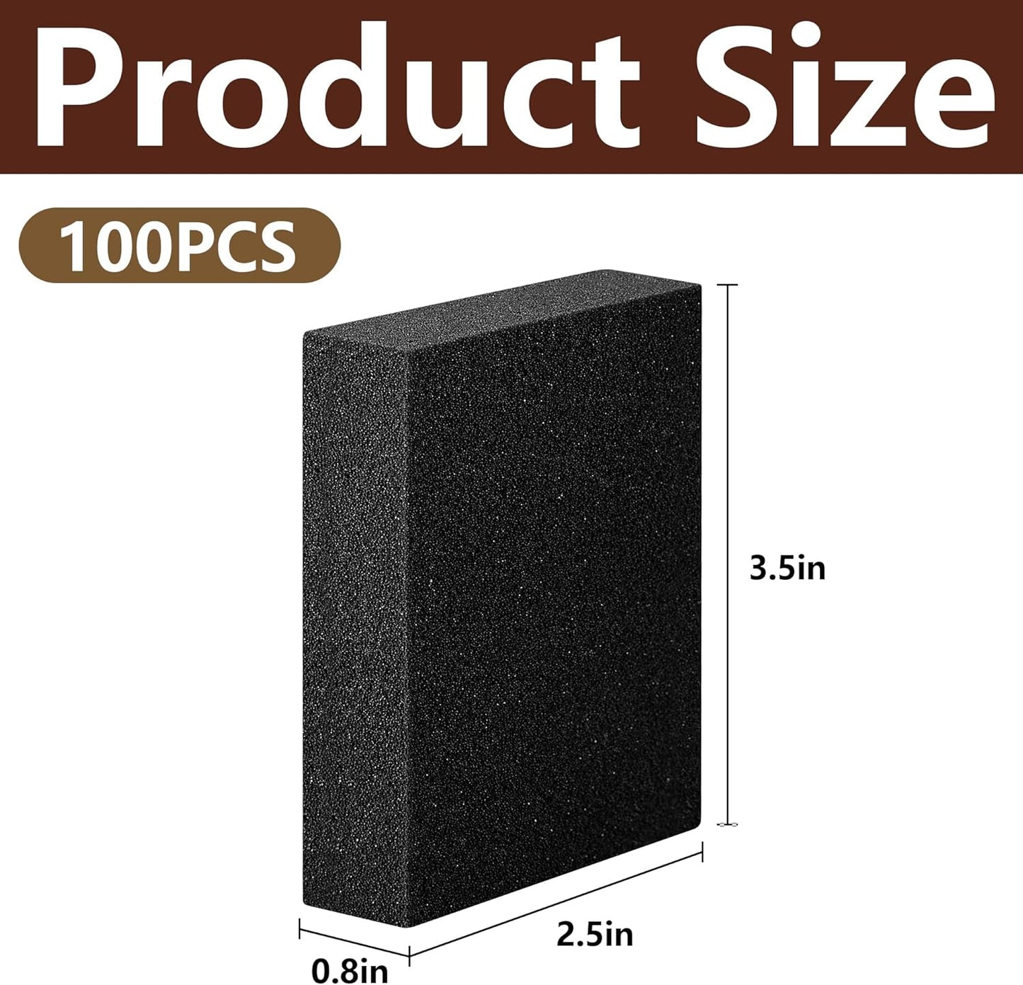 codree 100 Pcs Card Dividers Foam- 40D High Elasticity Sponge Trading Card Dividers- Shock Absorbing Cards Sponge Separators Inserts for Storage Boxes Games Sports Cards Protection