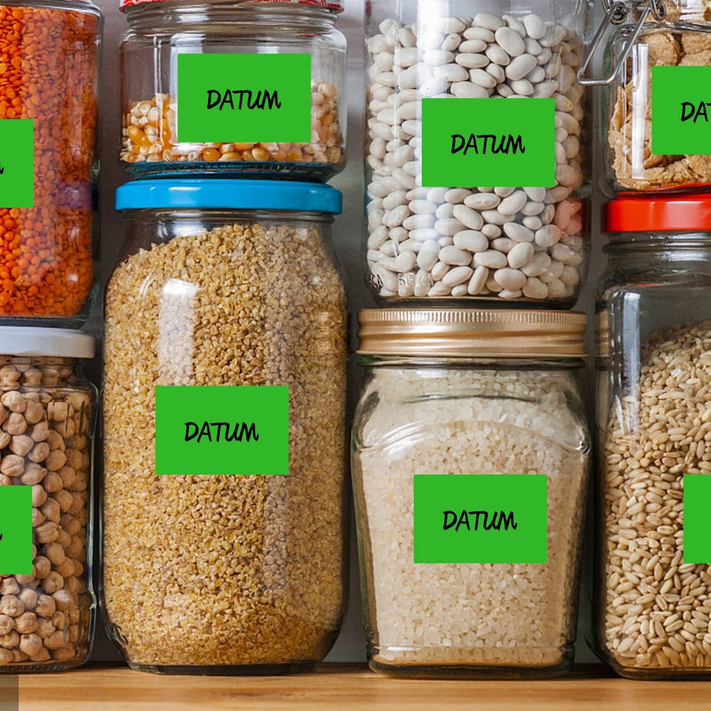 Green Rectangle Sticker Labels 3×2 Inch Vinyl Stickers Color Coding Name Tags Roll Removable Waterproof 300 per Dispenser Box