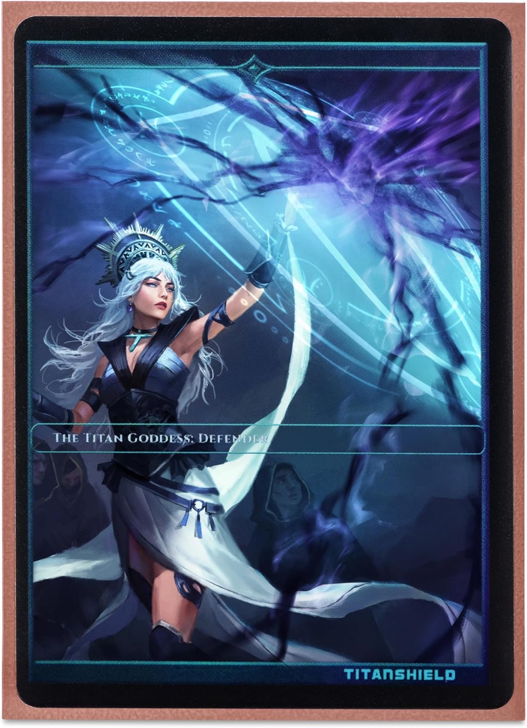 TitanShield (150 Rose Gold Sleeves) Compatible with MTG Magic The Gathering, Lorcana, Board Games and Trading Cards 2.5" x 3.5" 66x91mm