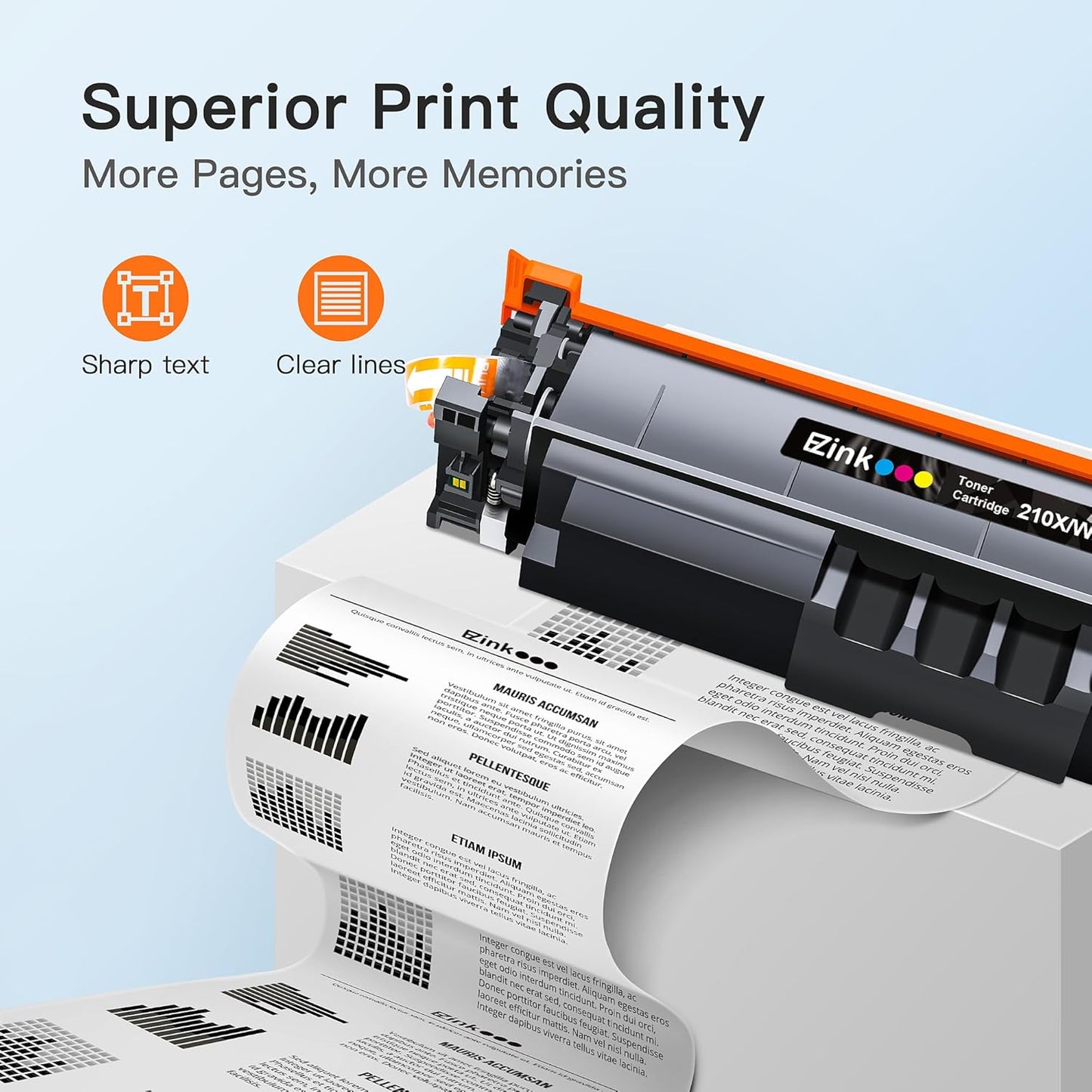 E-Z Ink 210X with Chip Compatible for HP 210X Toner Cartridges 4 Pack 210A High Yield to Use with Color Laser Pro 4201dn 4201dn 4201dw 4201dw MFP 4301dw 4301dw 4301fdn 4301fdn 4301fdw 4301fdw