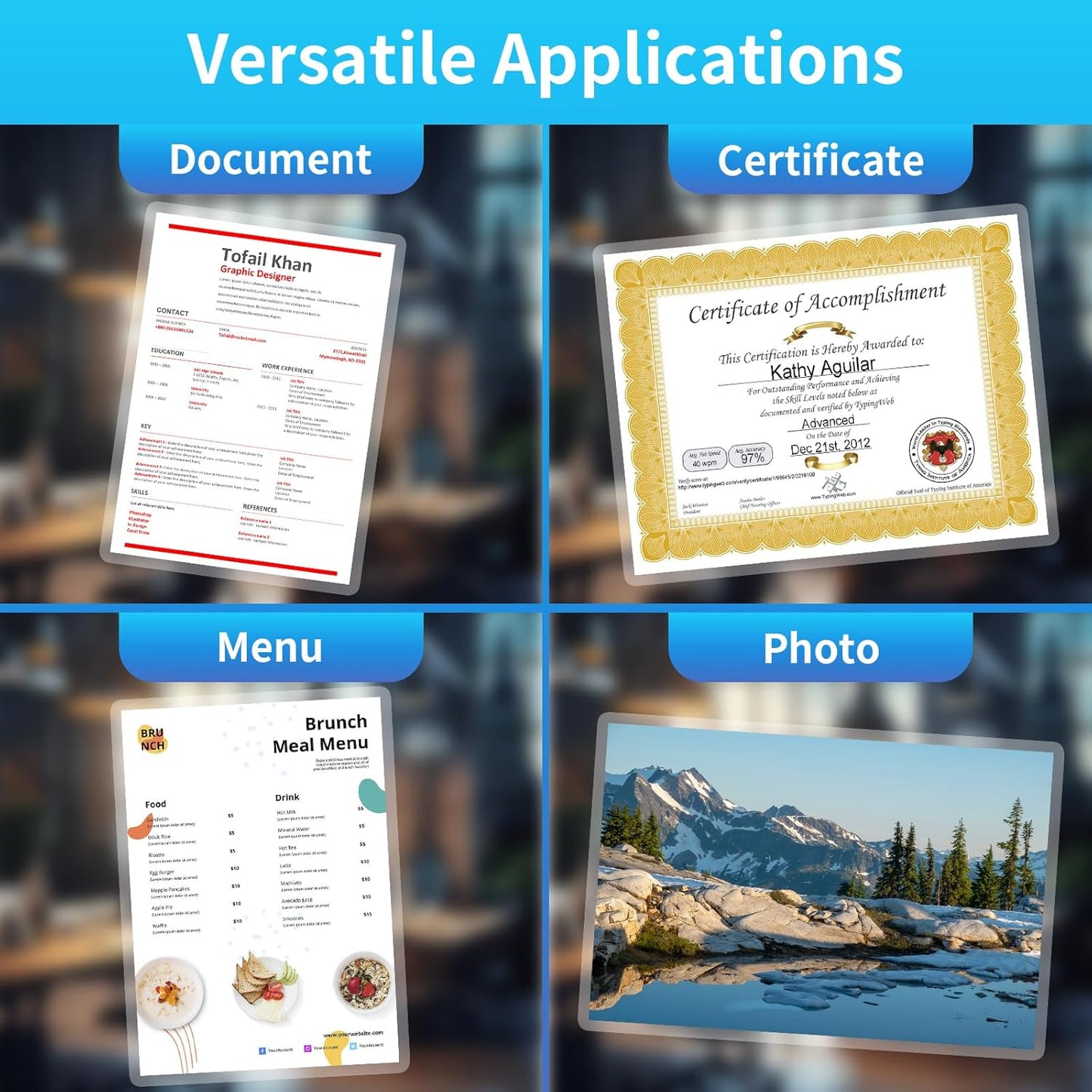 Clear Thermal Laminating Pouches – 9 x 11.5 Inch, 5 mil Thick (50 Pack) – Professional-Grade Lamination Sheets for Documents, Photos & Crafts – Fits 8.5 x 11 Letter Size Paper - [5mil 50 Packs]