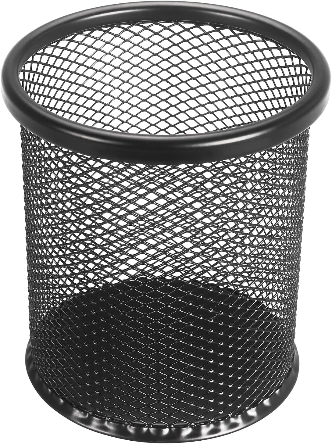 Tamaki Pen Holder Cup for Desk, Wire Mesh Pencil Cup Holder for Desk Office Pen Organizer (Black)
