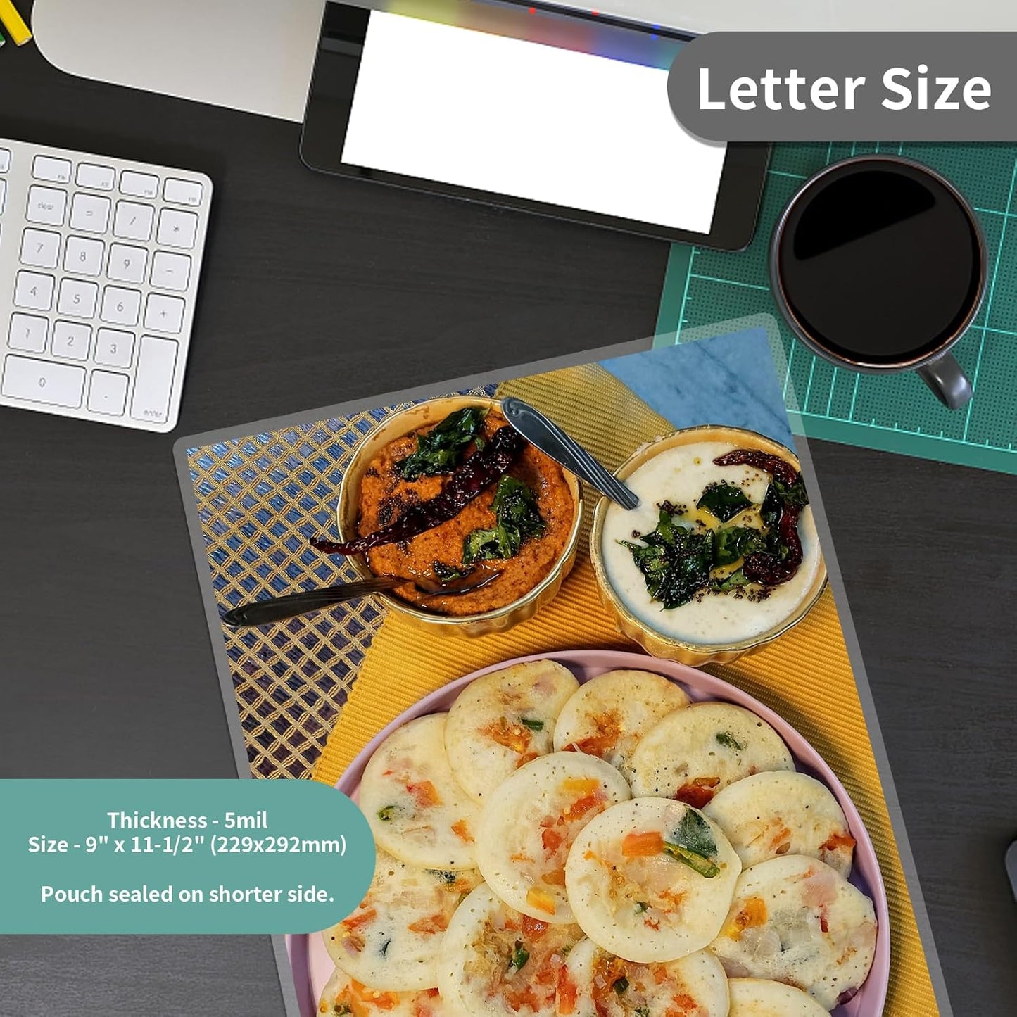 5 mil Thermal Laminating Sheets 2000 Packs, 9” x 11.5” Clear Laminating Pouches Holds 8.5 x 11 Inch Sheet, Letter Size Lamination Paper for Laminator - Rounded Corner