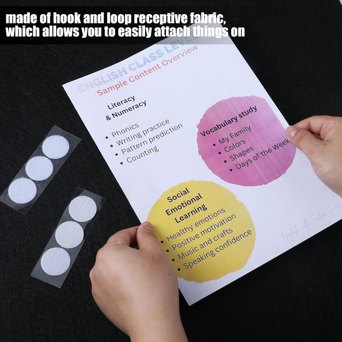 Paterr Trifold Poster Board with Storage Bag, Hook and Loop Fabric, Foldable 3 Panel Presentation Board for Science Fair and Exhibitions (Black,54 x 30 Inch)