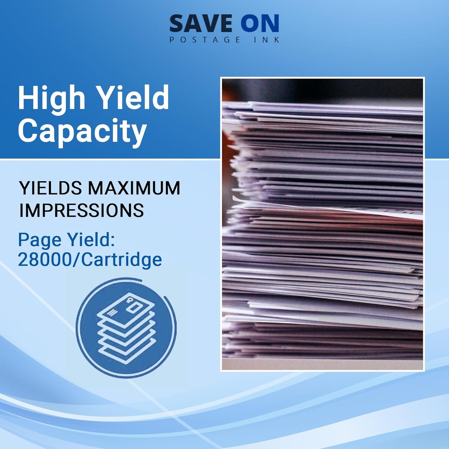 Save On Postage Ink Compatible ININK67HC Quadient Neopost Compatible Ink Cartridge - High Capacity for in Series 600/700/750 Mailing Machine Bases