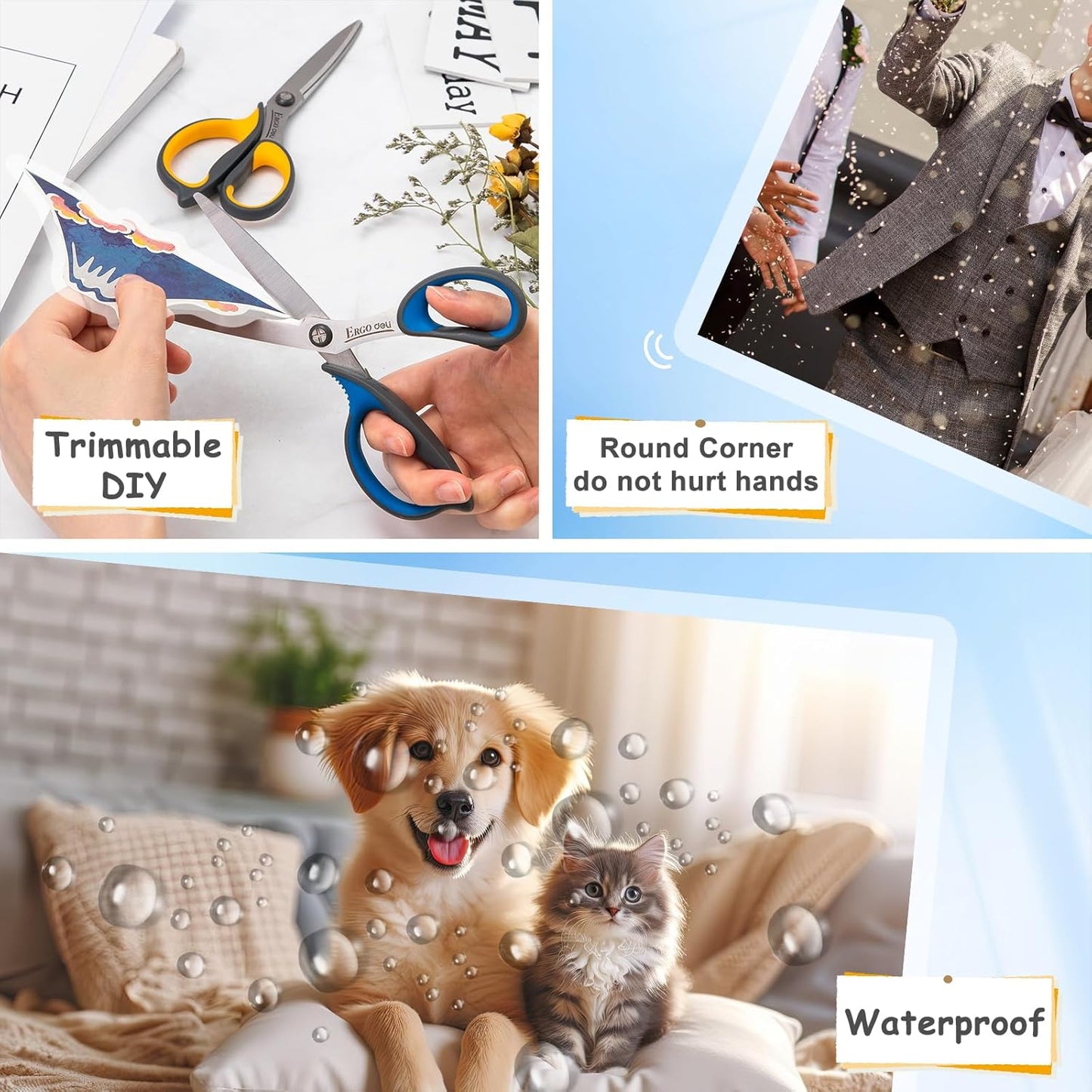 Clear Thermal Laminating Pouches 3mil Letter Size Plastic Laminator Sheets 9 x 11.5 Inch (1000 Pack)