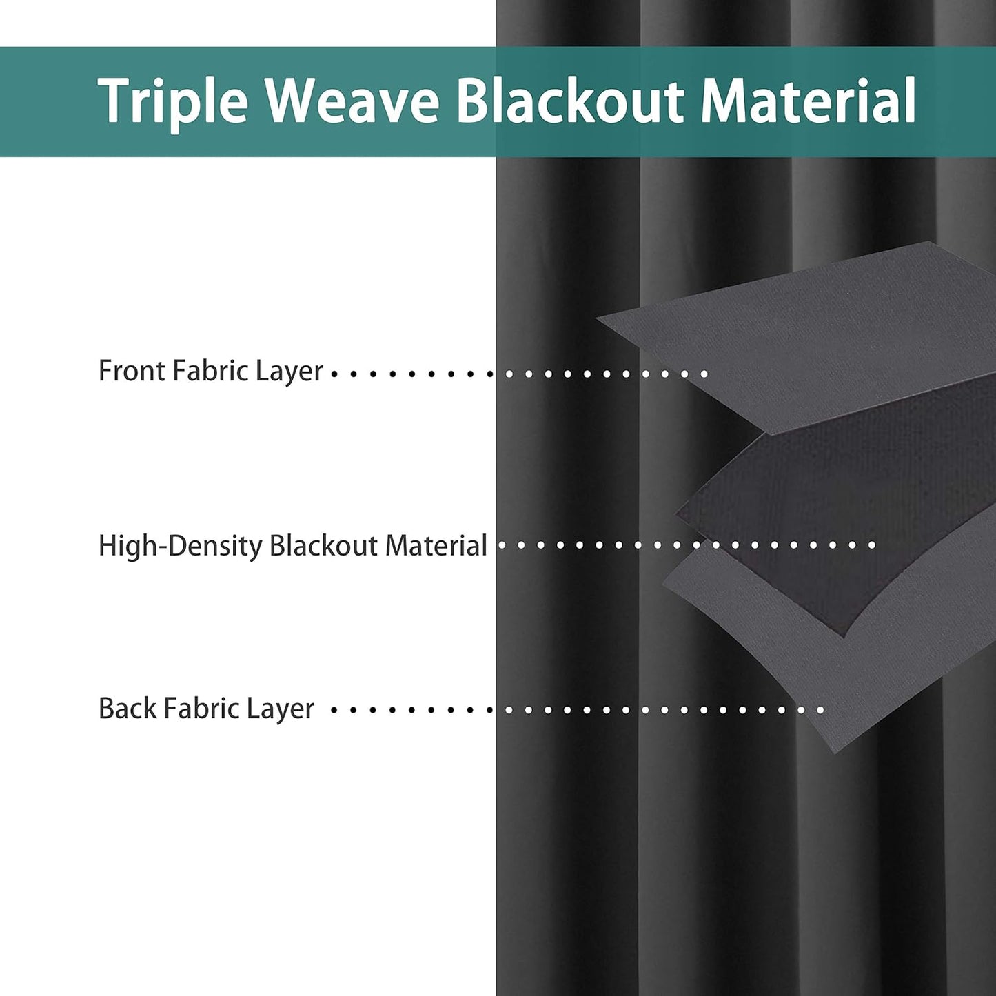 BONZER Extra Wide Room Divider Curtain Total Privacy Wall Grommet Top Thermal Insulated Blackout Curtains for Slide Window, 108L x 120W Inch (9L x 10W ft), 1 Panel, Dark Grey