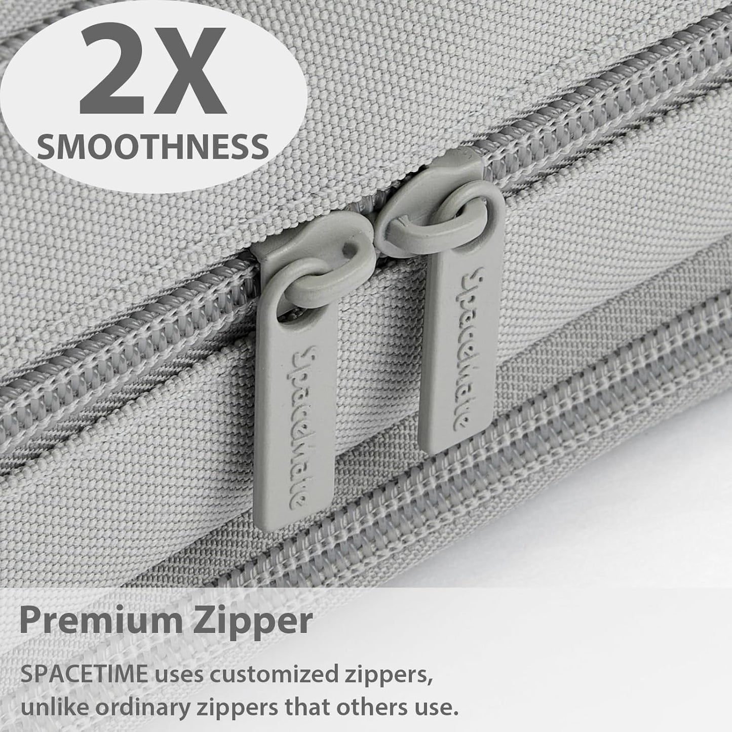 Pencil Case Pouch Box Bag School Supplies Girls Boys Kids, Cute Preppy Stuff Big Capacity Aesthetic Pen Organizer, Back to College Stationary, Gray, Extra Large Style, 2300ml