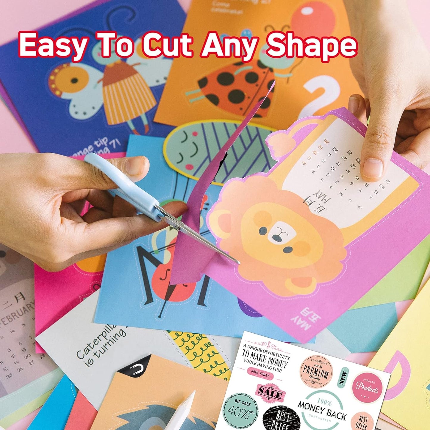 Bulk Printable Magnet Glossy 50 Sheets for inkjet printer Make Refrigerator Photo 13.5mil 8.5 x 11 inches Thick magnetic printer paper for cricut