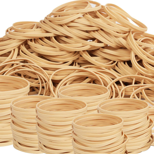 Rubber Bands Size#32 (3” x 1/8”) Elastics Band 220pcs Beige Rubber Bands for Office Supplies Home School