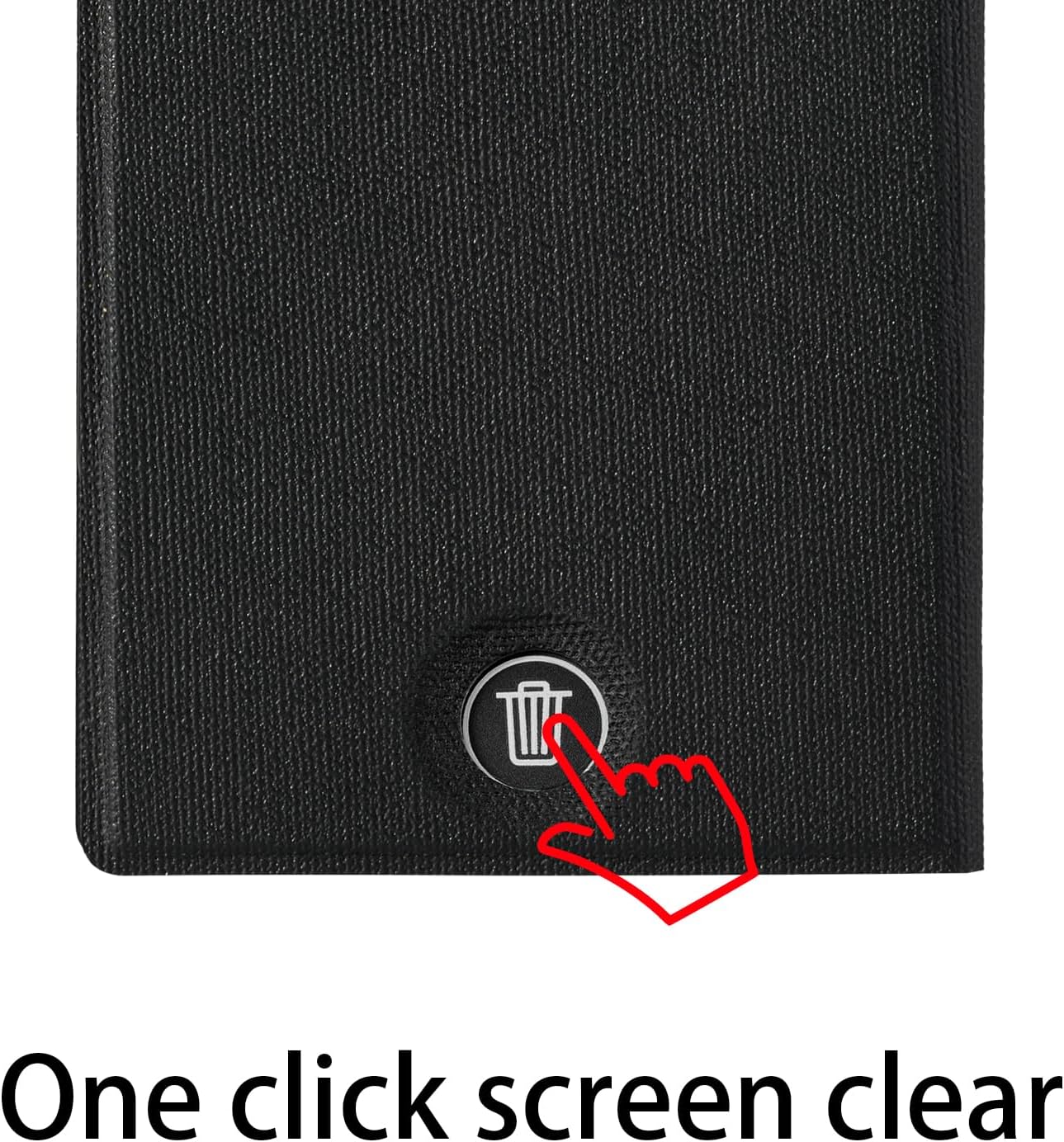 Mini LCD Writing Tablet Updated, 6.5in Erasable Reusable Electronic Drawing Pads, Electronic scratchpad, Hanging Pens with Leather Case