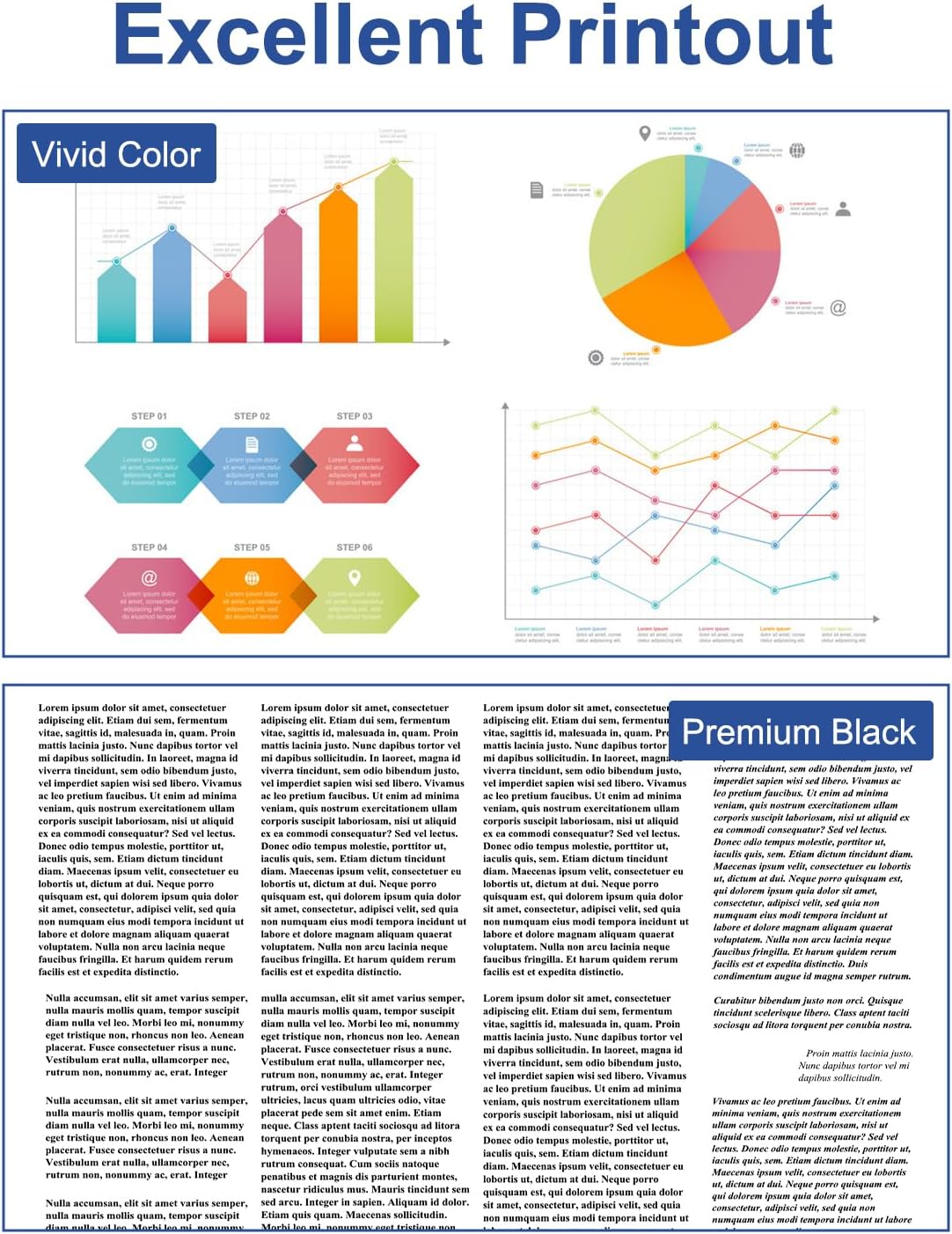 4-Pack LC406XL Ink Cartridges Compatible for Brother MFC-J4335DW MFC-J5855DW MFC-J6555DW MFC-J4535DW MFC-J6955DW MFC-J4345DW MFC-J5955DW Printer, Black Cyan Magenta Yellow