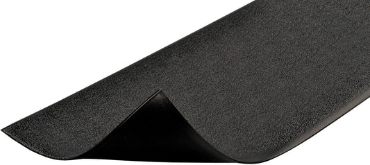 Notrax 411 Sof-Tred™ 3' x 5' x 9/16" Anti Fatigue Mat, Enhanced Slip Resistance with Beveled Edges and Pebbled Surface, Ideal for Industrial and Commercial Workplaces, Black, 411S0435BL