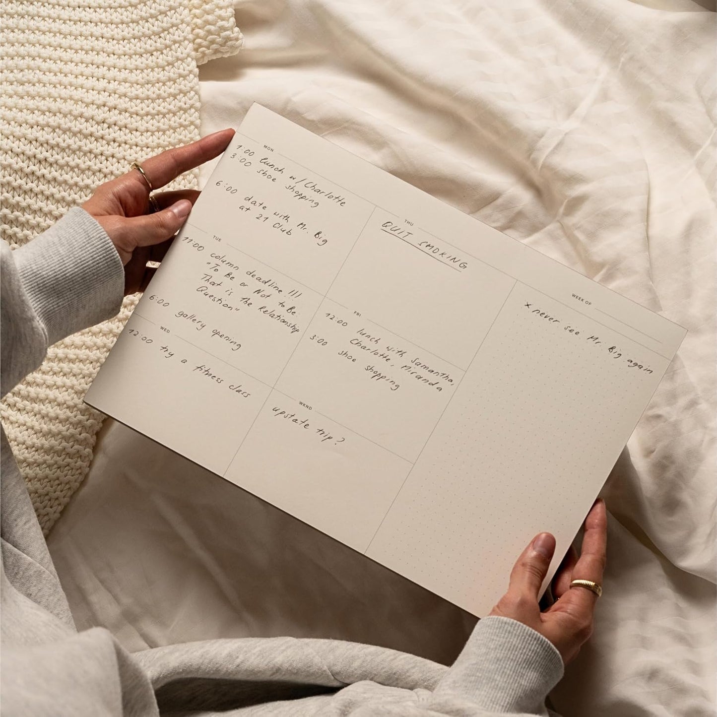 Daily and Weekly To-Do List Notepad – Desk Pad for Work and Study, Pink, 11.7x8.3 Inches