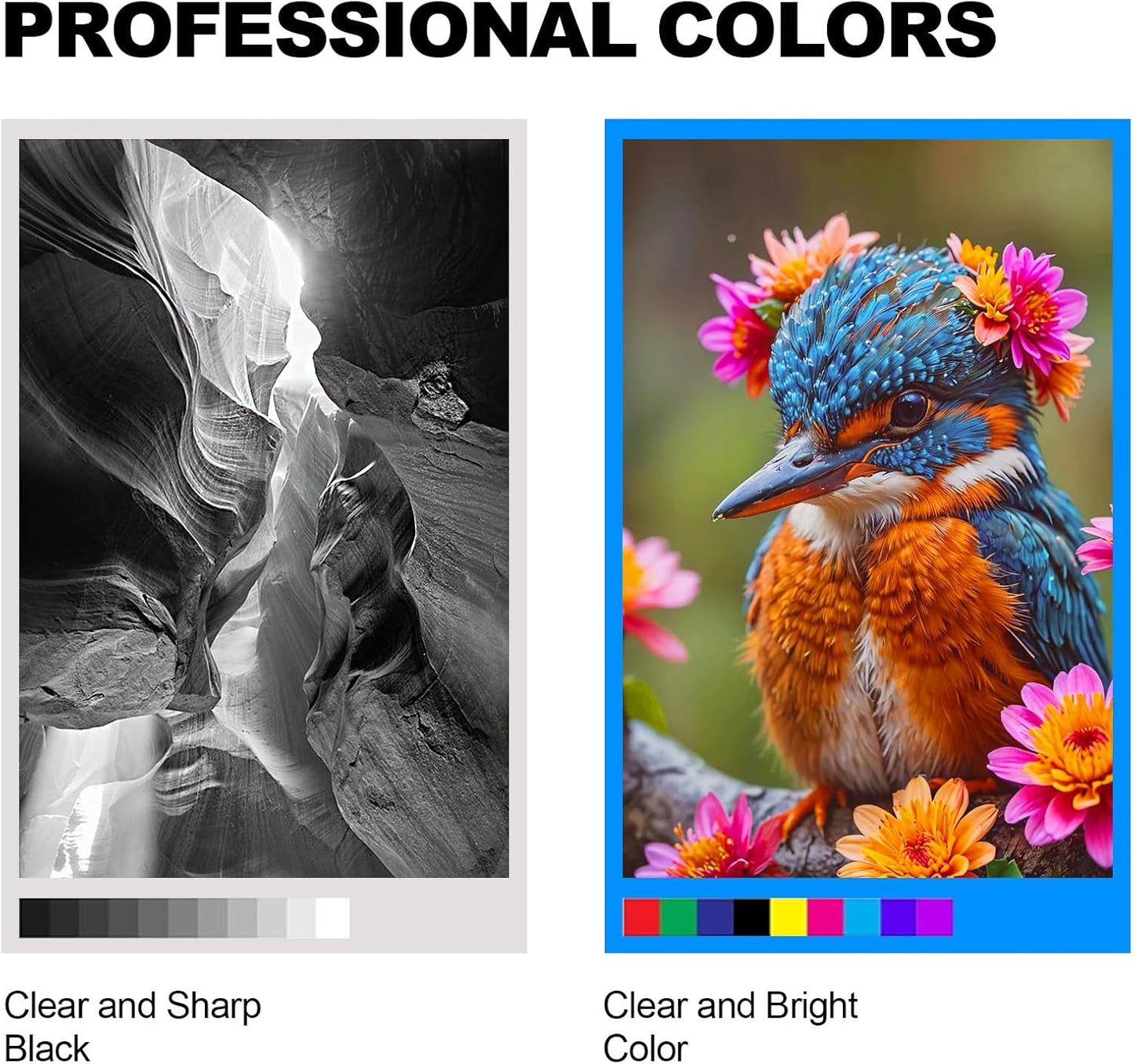 952XL Ink Cartridges Black Tri-Color Combo Compatible Replacement Work with HP OfficeJet Pro 7720 7740 8200 8210 8216 8218 8700 8710 8714 8715 8716 8717 8720 8724 8725 8726 Printer(4 Pack, BCMY)