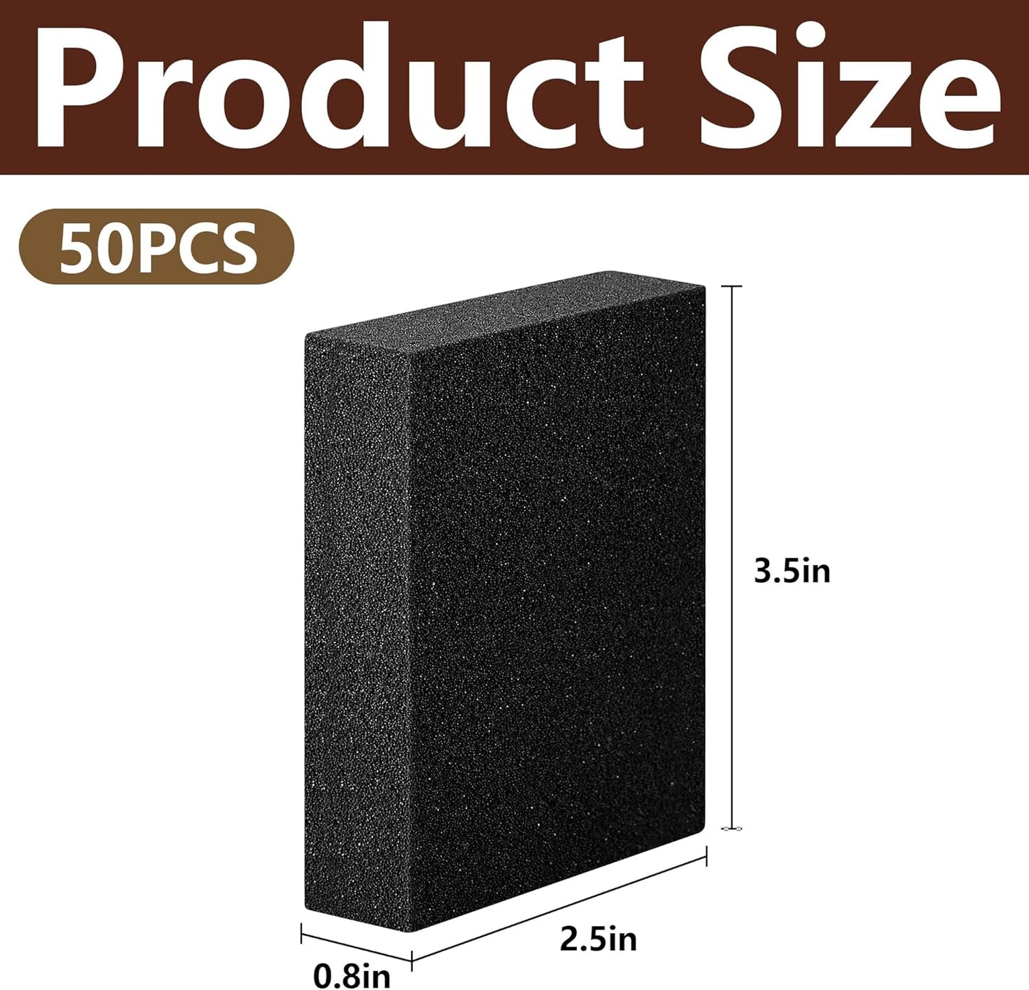 codree 50 Pcs Card Dividers Foam- 40D High Elasticity Sponge Trading Card Dividers- Shock Absorbing Cards Sponge Separators Inserts for Storage Boxes Games Sports Cards Protection