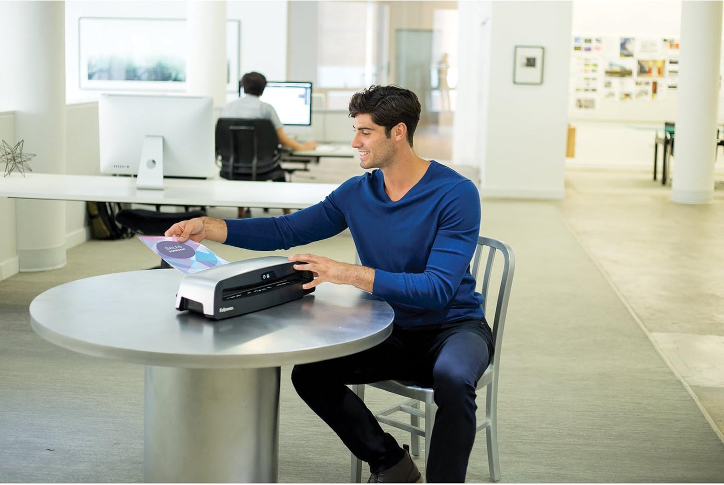 Fellowes Neptune 3 125 Laminator with 10 Pouches, 12.5 Inch (5721401), Silver, Black