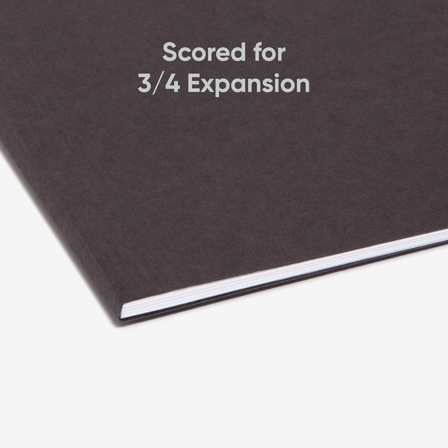 Smead Standard Hanging File Folders, 25 Count, Black, 1/5-Cut Adjustable Tabs, Letter Size (64062)