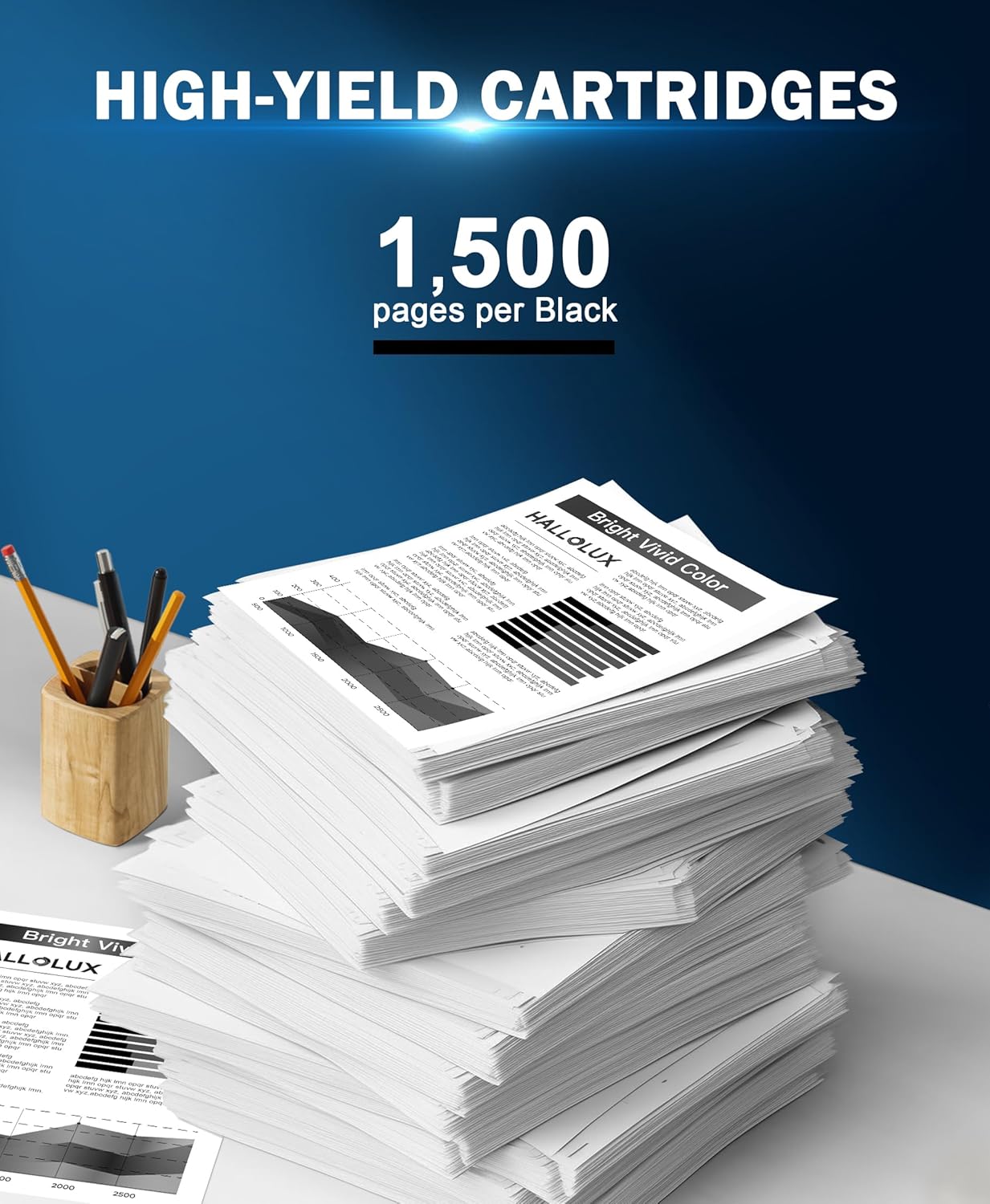 HALLOLUX 138A Black Laserjet Toner Cartridge (with Chip) Compatible Replacement for HP 138A W1380A 138X W1380X for HP Laserjet Pro 3001dw MFP 3101fdw 3001fdw Printer Ink (2 Pack Black, 138A Toner)