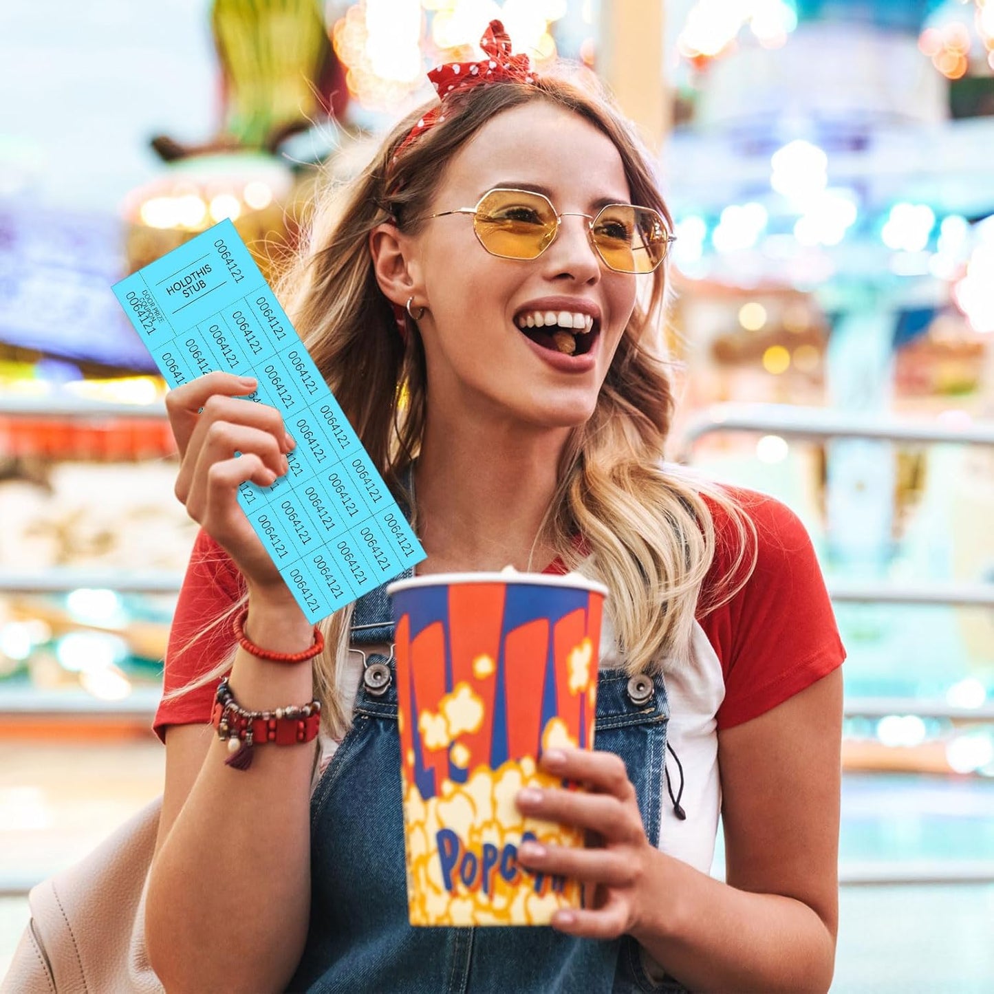 Kosiz 2400 Sheets Raffle Ticket Sheets Blue Chinese Auction Tickets with 25 Bid Numbers Per for Fundraising Basket Silent Auction Activity Fundraiser Prizes Church Events