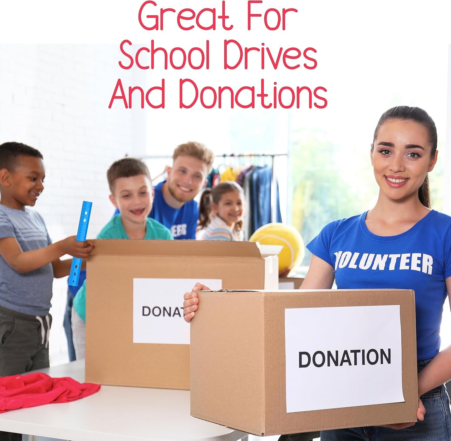 Rulers Bulk for Classroom (48 Bulk Pack) Plastic Ruler 12 Inch, Ruler with Centimeters and Inches, Bulk School Supplies Wholesale, Assorted Colors (48 Pack)